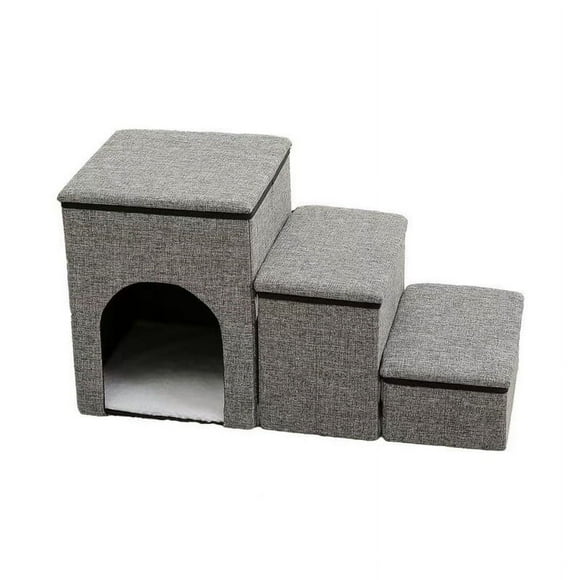 Escalera Plegable para Mascotas con Almacenamiento