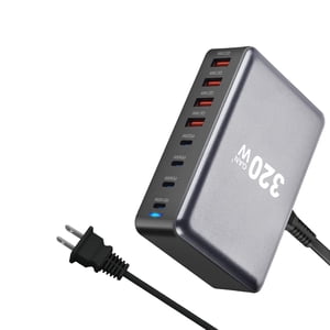 Bothyi - Estación De Carga De Escritorio Cargador De Computadora Portátil De 320 W Para Oficina, Escuela, Trabajo