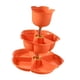 thumbnail image 3 of Canasto De Drenaje Giratoria Para Decoración De Bandeja De Verduras, Olla Caliente, Para Alimentos, Frutas Secas, Naranja, 3 of 3