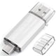 thumbnail image 1 of Memoria USB BORLTER CLAMP 256 GB USB 3.0 Tipo C Plateado, 1 of 7