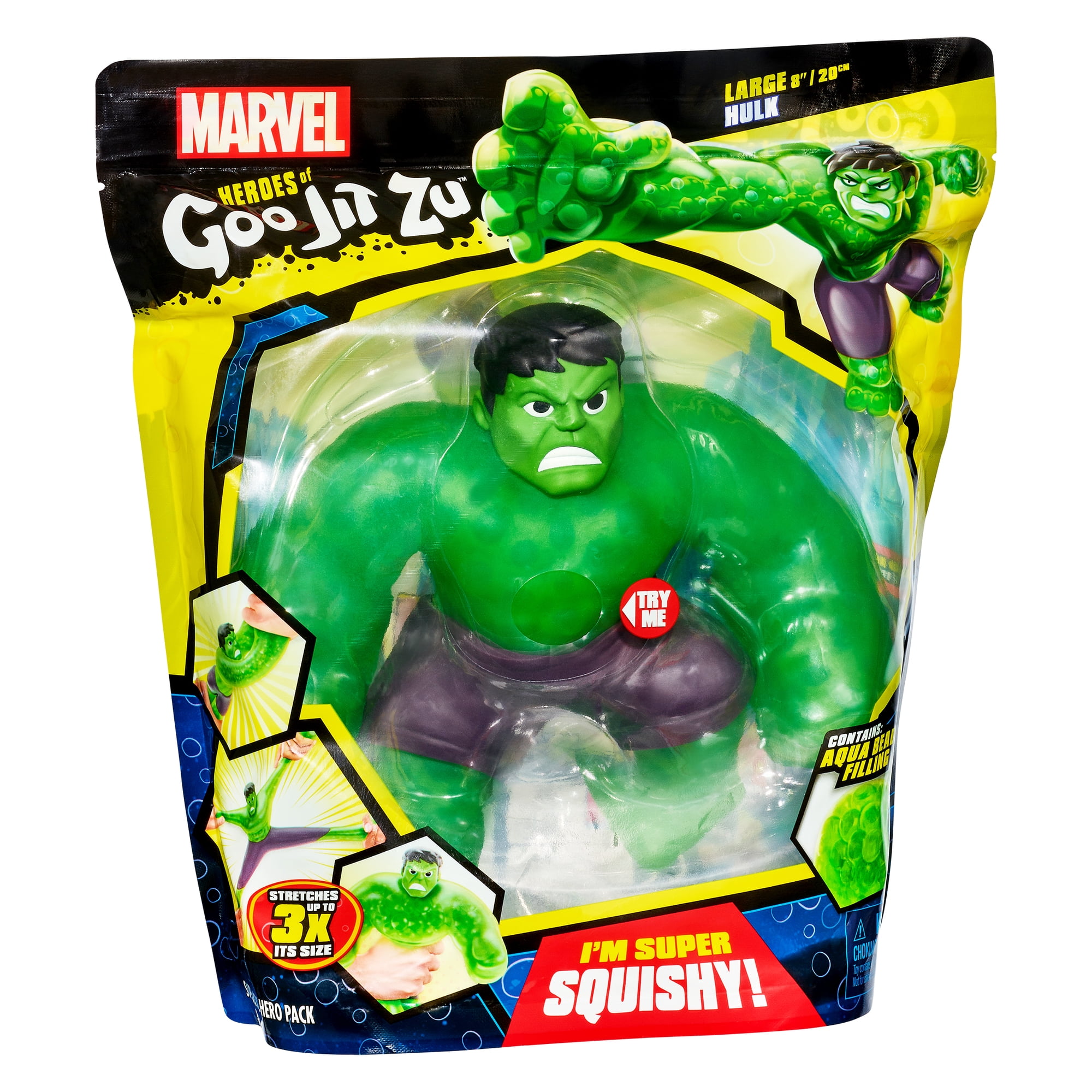 Boing Toys - Goo Jit Zu Héroe Marvel De Lujo Hulk