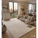 thumbnail image 1 of Alfombra jacquard 160x200 beige relive modelo harver moderna elagante decorativa 2541, 1 of 3