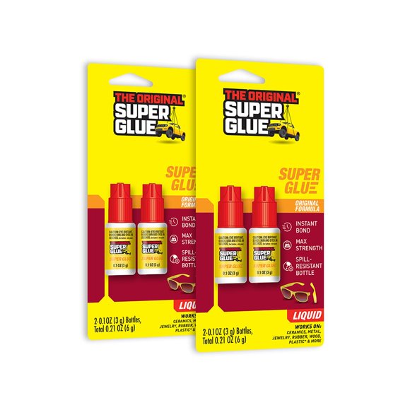 Super Glue 6 g Transparente - Pack de 2