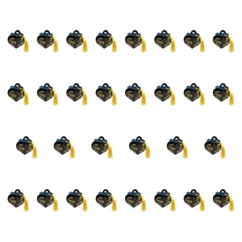 Bothyi - 30 Cajas De Regalo Para Birretes De Graduación (5,5 X 5,5 X 9 Cm), Color Negro