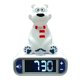 thumbnail image 1 of Reloj LexiBook RL800PB con luz nocturna con forma de oso polar para niños, 1 of 7