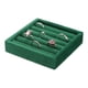 thumbnail image 1 of Bandeja de Almacenamiento de Joyas Apilable Uxcell, Organizador de Cajones de Bandeja de Joyas, Pequeña Caja de Exhibición para Pendientes, Collares, Anillos y Pulseras, Verde Oscuro, 1 of 7