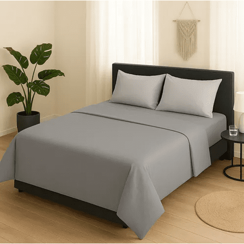 Genérico - Sabanas Hotel Irish Home Microfibra Super King Color Gris