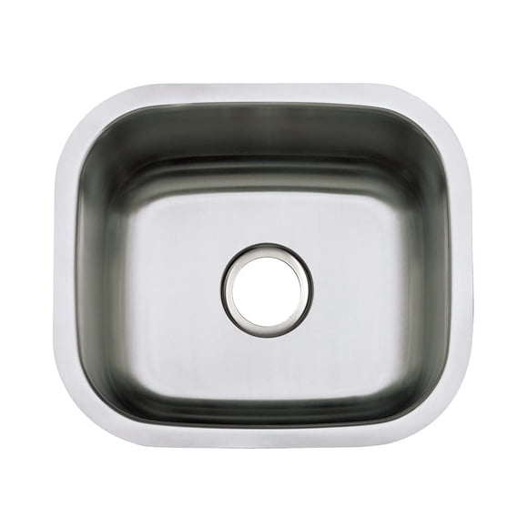 Fregadero de cocina Kingston Brass KU14167BN de acero inoxidable de un solo tazón