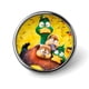 thumbnail image 1 of Migración-Theme Round Button Badge: Premium Metal Construction, Ideal for High-End Events 2.8 cm, 1 of 6