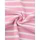 thumbnail image 5 of INSPIRE CHIC Conjunto de Pijama a Rayas para Mujer, Camiseta de Manga Corta con Cuello Redondo y Pantalones Cortos, 2 Piezas de Ropa de Estar con Bolsillos, Talla S, Rosa, 5 of 6