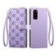 thumbnail image 1 of Funda Billetera con Cierre para [samsung galaxy S20] con Tarjetero, Soporte y Correa de ManoMorado, 1 of 5