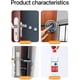 thumbnail image 5 of 100 piezas de partículas anticolisión de silicona transparente semicilíndricas, amortiguador para puertas de gabinetes, adecuado para pomos de puertas, puertas de gabinetes, laterales de escritorios y, 5 of 6