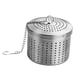 thumbnail image 3 of Colador de especias de acero inoxidable, filtro de bola de té, separador de especias y sopa, cesta, de té de para el hogar y la , l L, 3 of 5