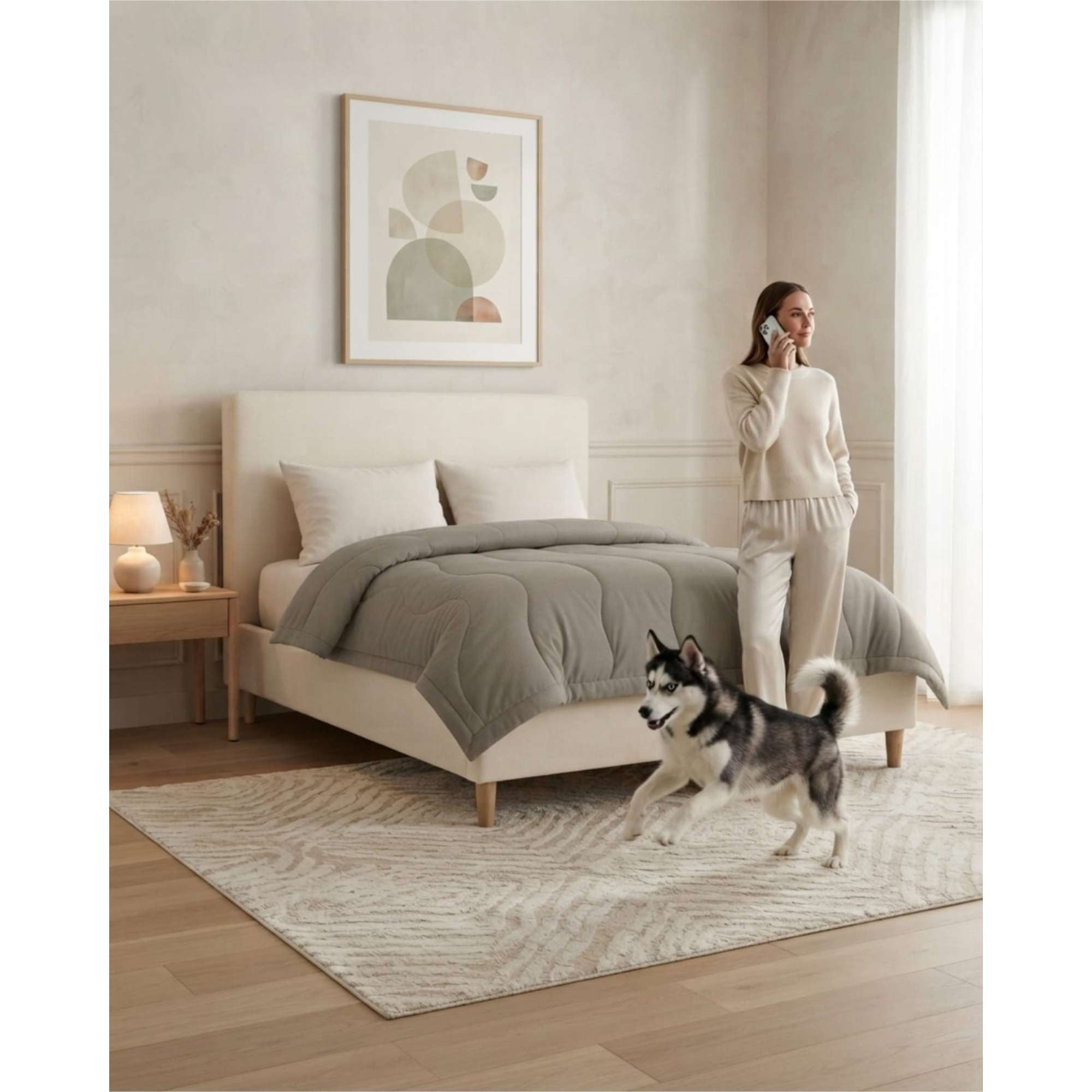 Decoideasemispa - Set Plumon Nordico Liviano Mas Sabanas De King