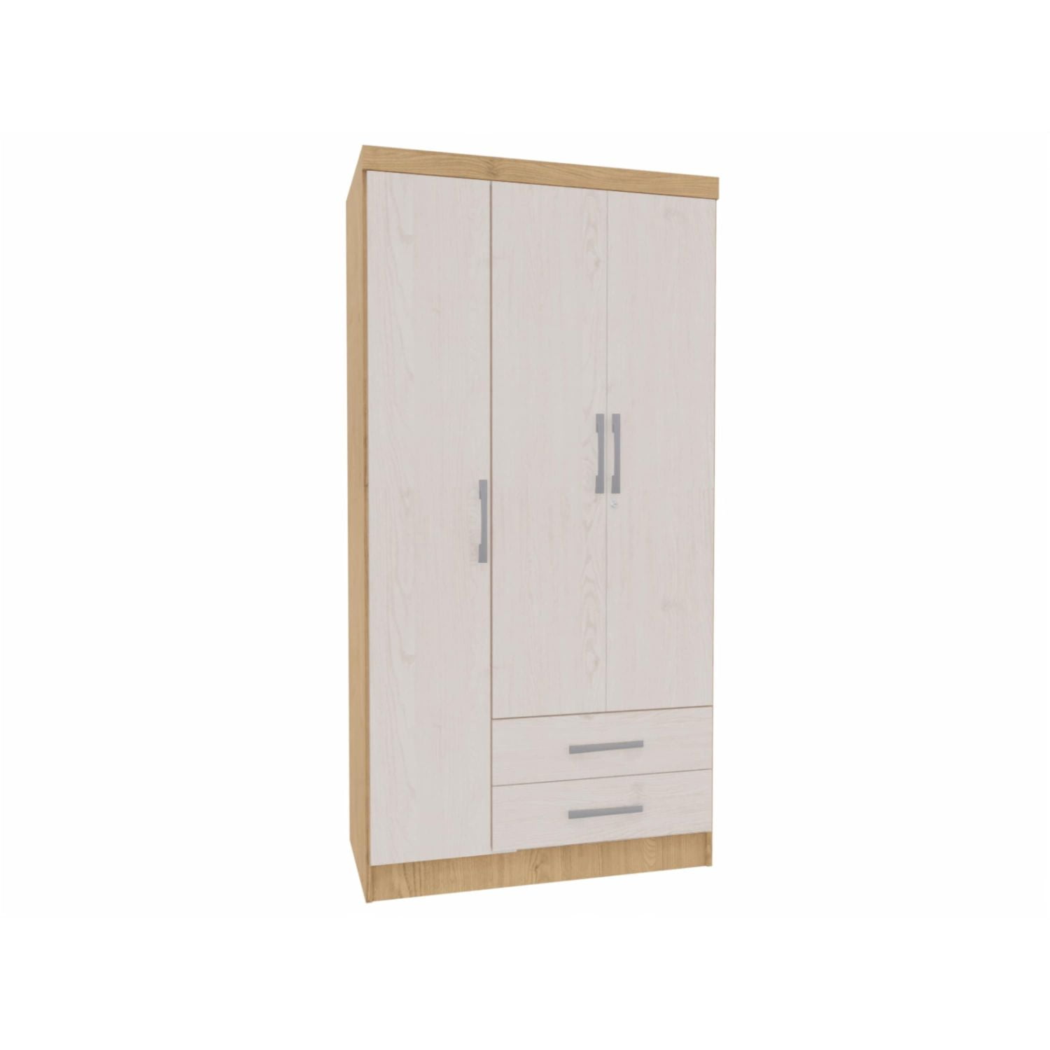 Closet Yardas Leticia Albayalde / Angelín 3 Puertas 2 Cajones