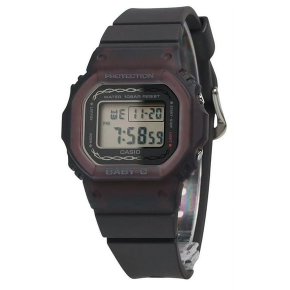 Reloj Baby-g Digital Seasonal Collection 2024 Correa De Resina De Base Biológica Gris Cuarzo Bgd-565rs-8 100m Para Mujer