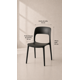 thumbnail image 3 of Silla Kentucky de Terraza Exterior o Comedor  - Negra, 3 of 5