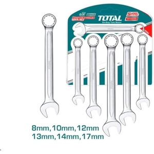 Genérico - Set Juego De Llaves Punta Corona 6 Piezas Total Tht102266