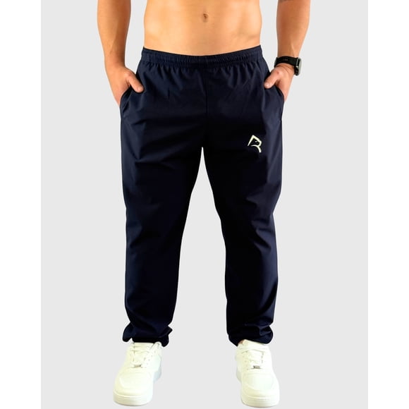 Pantalon Deportivo Running Pant Zip Azul Marino Hombre Konko