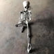 thumbnail image 1 of 1pc Haunted House Skeleton Sculpture - Perfect for Halloween Decorations and Chamber Skull Bone Decoration, 1 of 4