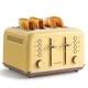 thumbnail image 1 of Tostadora BUYDEEM DT640 Retro, 4 rebanadas, 7 ajustes de tonos, amarilla, 1 of 9
