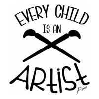 Rienda Libre Graphics - Decomural Every Child Is An Artist School Ws-44034