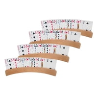 Vadell - Set 4 Porta Naipes De Madera