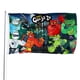 thumbnail image 1 of Héroes de Goo Jit Zu Bandera impresa con temática, regalo perfecto para fanáticos, amigos y familiares, y adecuada para actividades al aire libre e interiores, decoraciones de fiesta. 90 cm × 150 cm., 1 of 6
