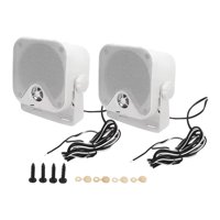 Bothyi - Altavoces Marinos Para Barco, 2 Piezas, Color Blanco, 4,3 Pulgadas, Para Motocicletas, Interior Y Hogar