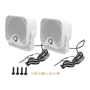 Bothyi - Altavoces Marinos Para Barco, 2 Piezas, Color Blanco, 4,3 Pulgadas, Para Motocicletas, Interior Y Hogar