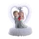 thumbnail image 4 of Pareja De Novios Estatuilla Decoración De La Torta Decoración Regalo Romántico Del Recuerdo Para Atar El Nudo, 4 of 5