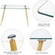 thumbnail image 2 of Mesa Rectangular Vitreo 120x80 | Vidrio Templado | Diseño Nórdico | blanco 120x80, 2 of 3
