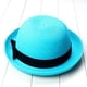 thumbnail image 2 of Sombrero Bombín para Mujer, Hombre, Sombrero de Verano, Sombrero para el Sol para Niñas, Gorras para Hombre, Sombrero para el Sol, Visera para Mujer, Sombrero de Pescador, Engarce, Viaje, Azul, 2 of 4