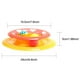 thumbnail image 3 of Plato Tazon De Comida Para Gatos Anti ansiedad Con Pelotas, 3 of 4