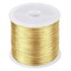thumbnail image 2 of Alambre MIKIMIQI de cobre 100 m, calibre 26, resistente al deslustre, color oro, 2 of 7