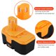 thumbnail image 3 of Batería de repuesto Munikind 3600mAh Ni-Mh 18V para Ryobi P100, 3 of 6
