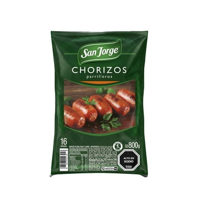 Chorizo Parrillero 16 Un 800 G San Jorge