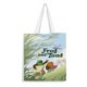 thumbnail image 1 of Frog and Toad Bolso de tela con estampado de lienzo para mujer, bolsa de compras reutilizable y estética, con cremallera interior, regalo para mujer, 35 × 40 cm., 1 of 6