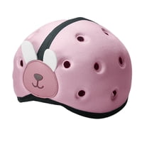 Magideal - Casco De Seguridad Para Bebés Protección Para La Cabeza Transpirable, Ajustable Arneses Para Cascos Para Bebés Sombrero, Para 0-5 Gatear Caminar Rosado