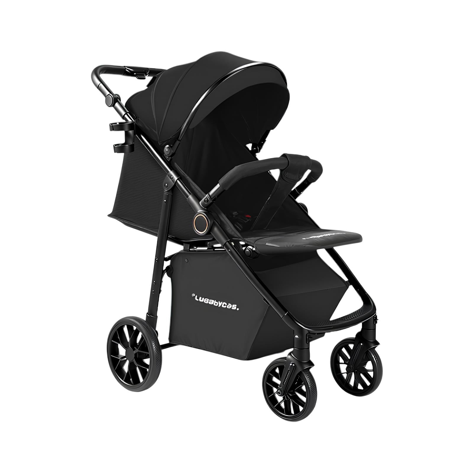 Coche De Paseo Con Posa Vaso 4 Años Iron Negro Lubabycas