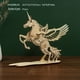 thumbnail image 1 of 3D Wooden Puzzle For Adults, Unicorn, Eagle, Owl, Brain Teaser Puzzles,Animal Puzzle, Unique Gift For Kids On Birthday Christmas Day, 1 of 3