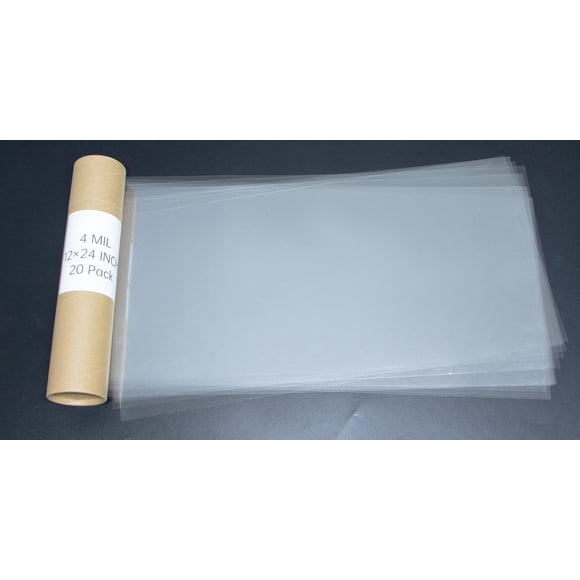 Hojas de esténcil neglex 20 piezas, 0.1 mm, 30 x 60 cm, PET transparente