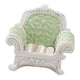 thumbnail image 1 of 1:12 Casa De Muñecas Sofá Individual De Lujo Decoración Realista En Miniatura 3,9 X 3,3 Pulgadas Verde Claro, 1 of 5