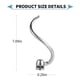 thumbnail image 3 of Gancho para amasar de acero inoxidable para batidora KitchenAid 5-6QT, 3 of 8