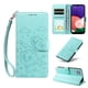 thumbnail image 1 of Funda Cartera para Samsung Galaxy A22 5G Perro Cachorro Grabado con Tarjetas Soporte Correa Verde, 1 of 6
