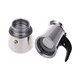 thumbnail image 2 of Cafetera Italiana Expresso Maker 6 Tazas Plateada Acero Inox, 2 of 6