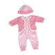 thumbnail image 2 of Accesorios De Ropa De Muñeca Para Bebé Con Sombrero, Recuerdo De Fiesta Para Juego, Regalo, Juego De Rol, Rosa, 2 of 5