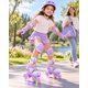 thumbnail image 2 of Patines Infantiles con Luces LED Casco y Set de Protección S 31-34, 2 of 6