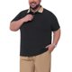 thumbnail image 4 of INSPIRE CHIC Polo Casual Transpirable de Hombre Grande y Alto con Cuello en Contraste y Mangas Cortas XL Negro, 4 of 5
