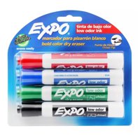 Marcador Sanford Expo - Pack De 4 Cincel Para Pizarrón Blanco